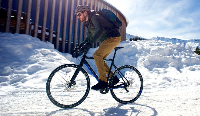 Déplacements à vélo l’hiver : des pneus adaptés !