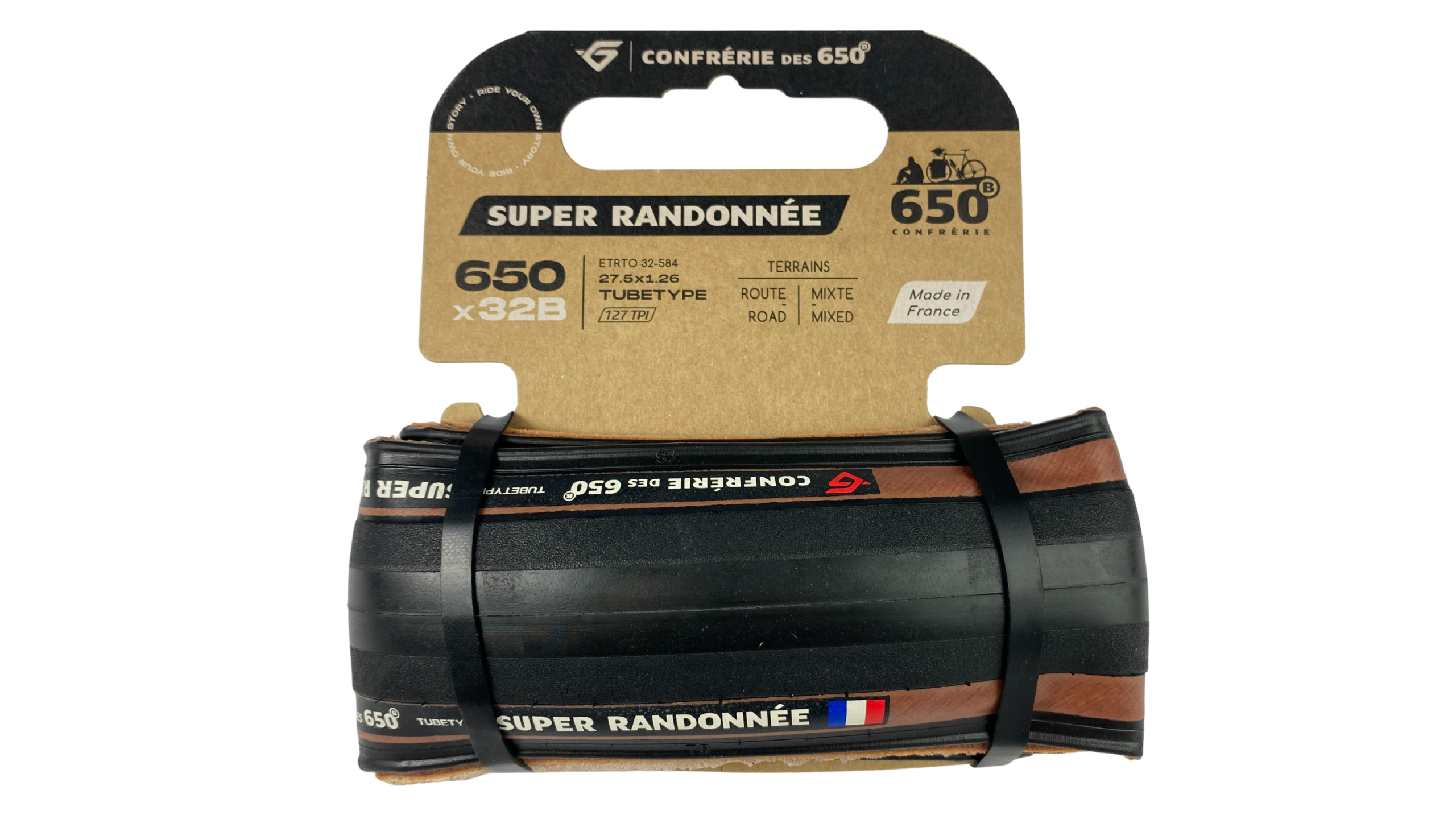 Cubierta Hutchinson Confrérie des 650 - Tubetype