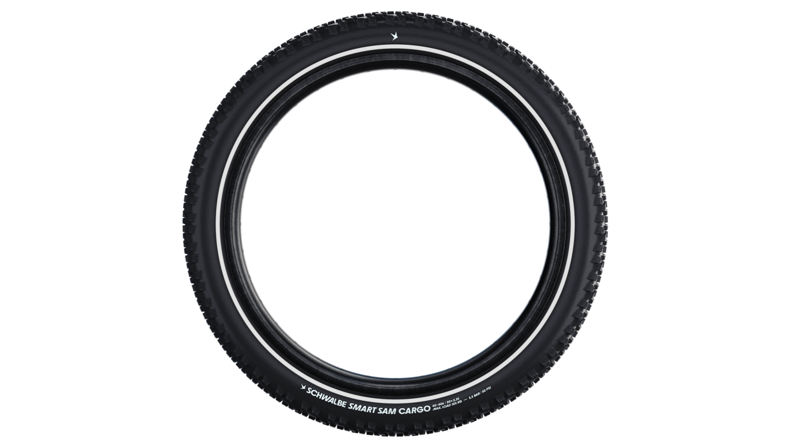 Pneu Schwalbe Smart Sam Cargo Addix E Tubetype noir/reflex