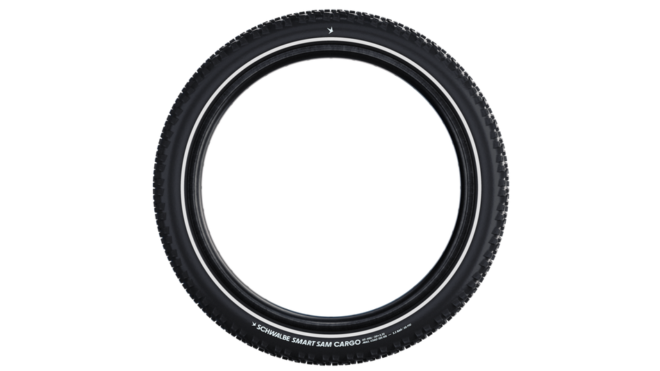 Pneu Schwalbe Smart Sam Cargo Addix E Tubetype noir/reflex