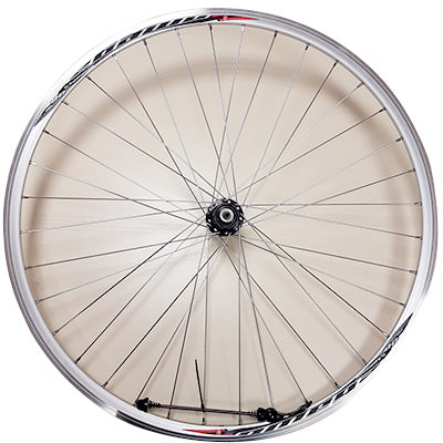 Roue vélo course 700 arrière alu cassette à blocage rapide - #1
