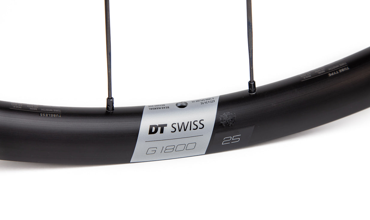 Roue avant Gravel DT Swiss G1800 Spline DB aluminium TLR
