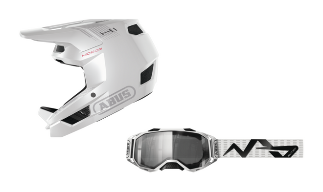Pack casco integral Abus HiDrop + Gafas Abus Buteo