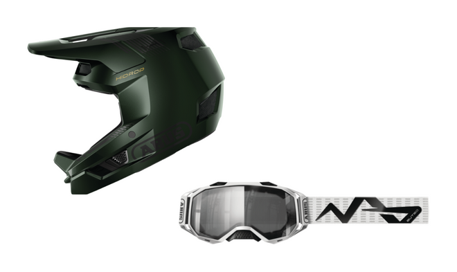 Pack casco integral Abus HiDrop + Gafas Abus Buteo