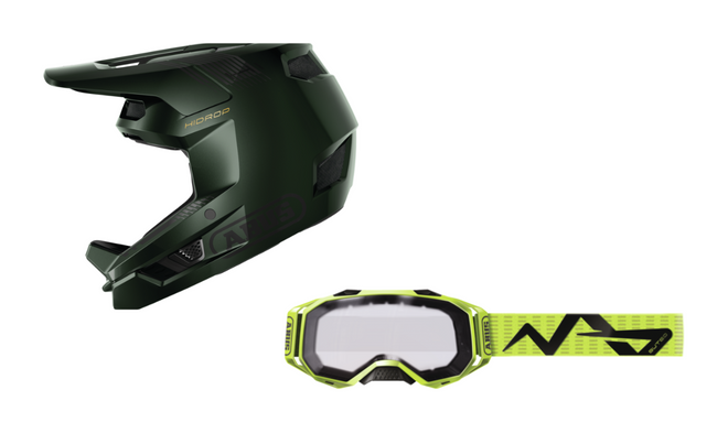 Pack casco integral Abus HiDrop + Gafas Abus Buteo