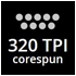 320 TPI Corespun