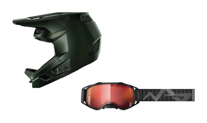 Pack casco integral Abus HiDrop + Gafas Abus Buteo