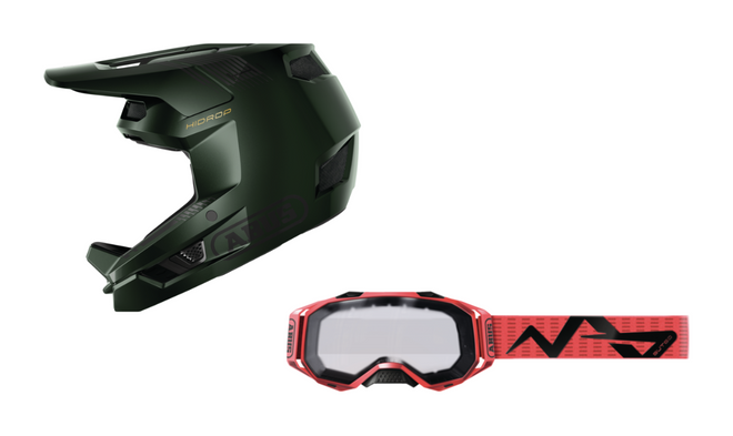 Pack casco integral Abus HiDrop + Gafas Abus Buteo