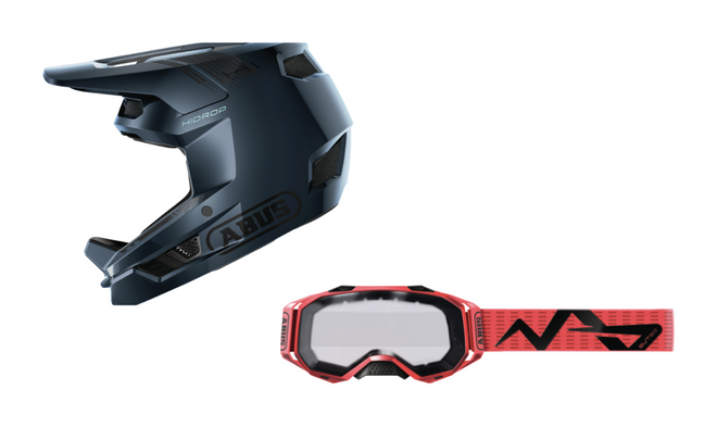 Pack casco integral Abus HiDrop + Gafas Abus Buteo