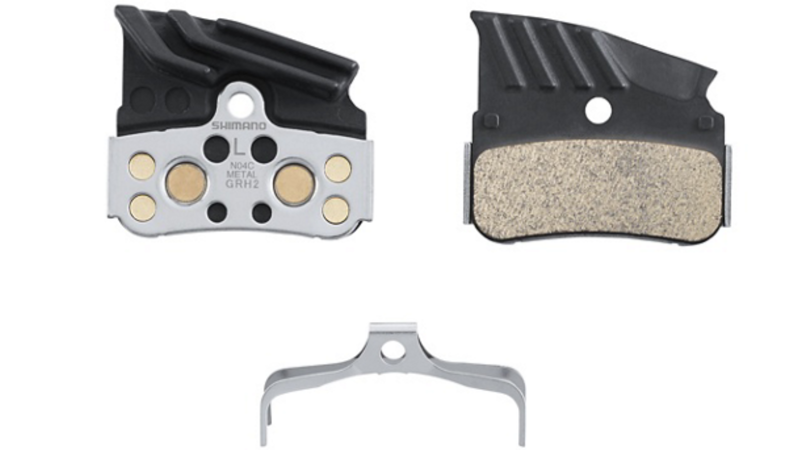 Pastillas de freno Shimano Metal N04C- con aleta y muelle