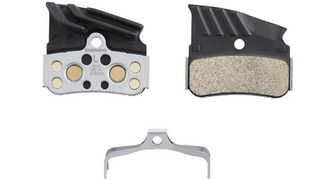 Pastillas de freno Shimano Métal N04C - con aleta y resorte