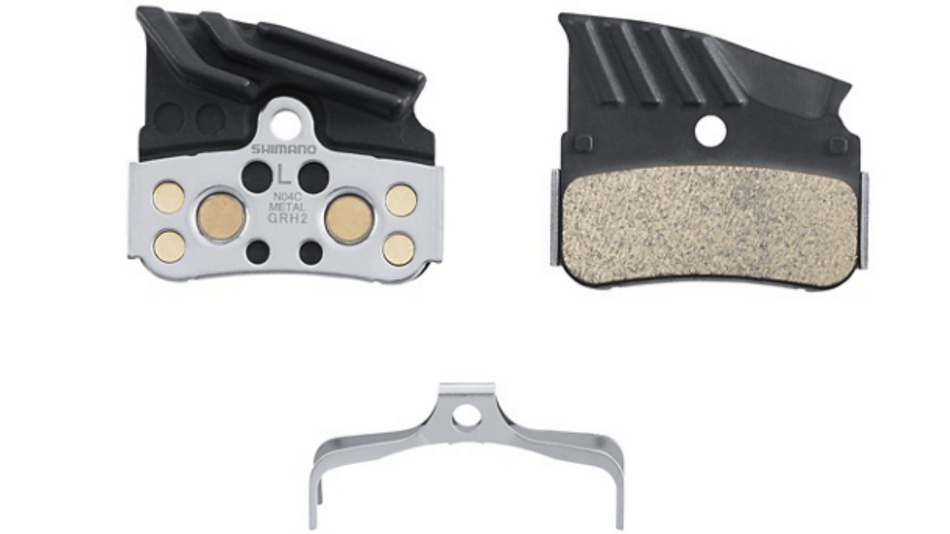 Pastillas de freno Shimano Metal N04C- con aleta y muelle