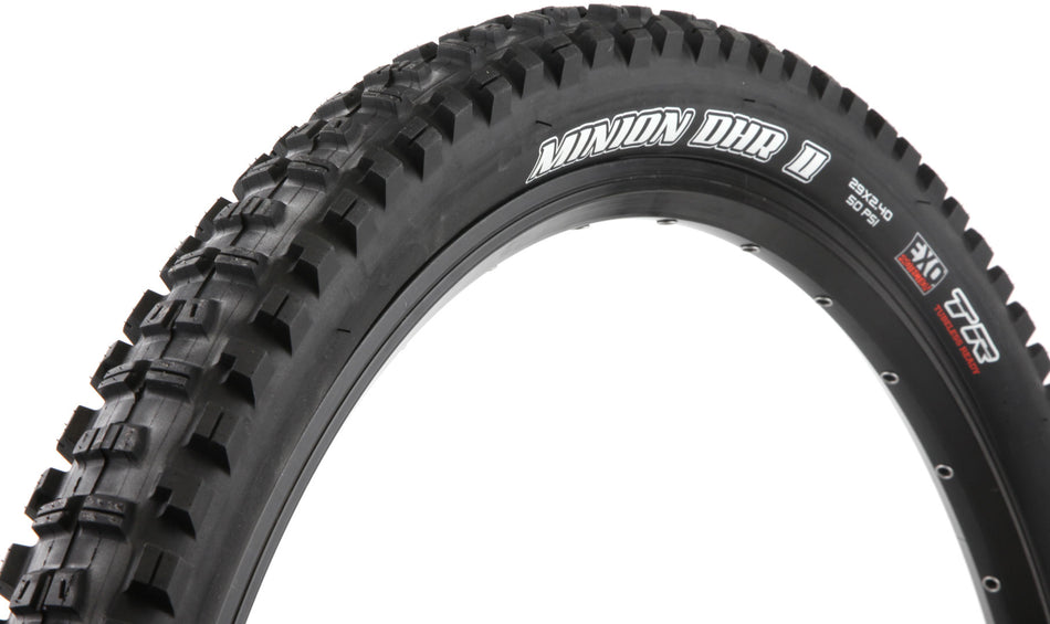 Pneu Maxxis Minion DHR II Wide Trail - EXO Protection - Dual 62a 60a - Tubeless Ready jante