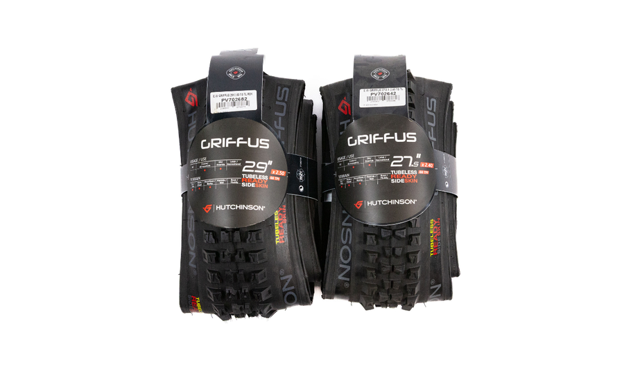 Set Pneus VTT Pneu Hutchinson Griffus AV + AR Mullet - SideSkin - Tubeless Ready