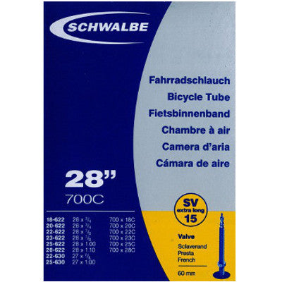 Cámara de aire Schwalbe 700C, 28 y 29 pulgadas