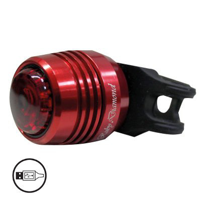 Éclairage arrière sur tube de selle de vélo avec chargement USB - #1