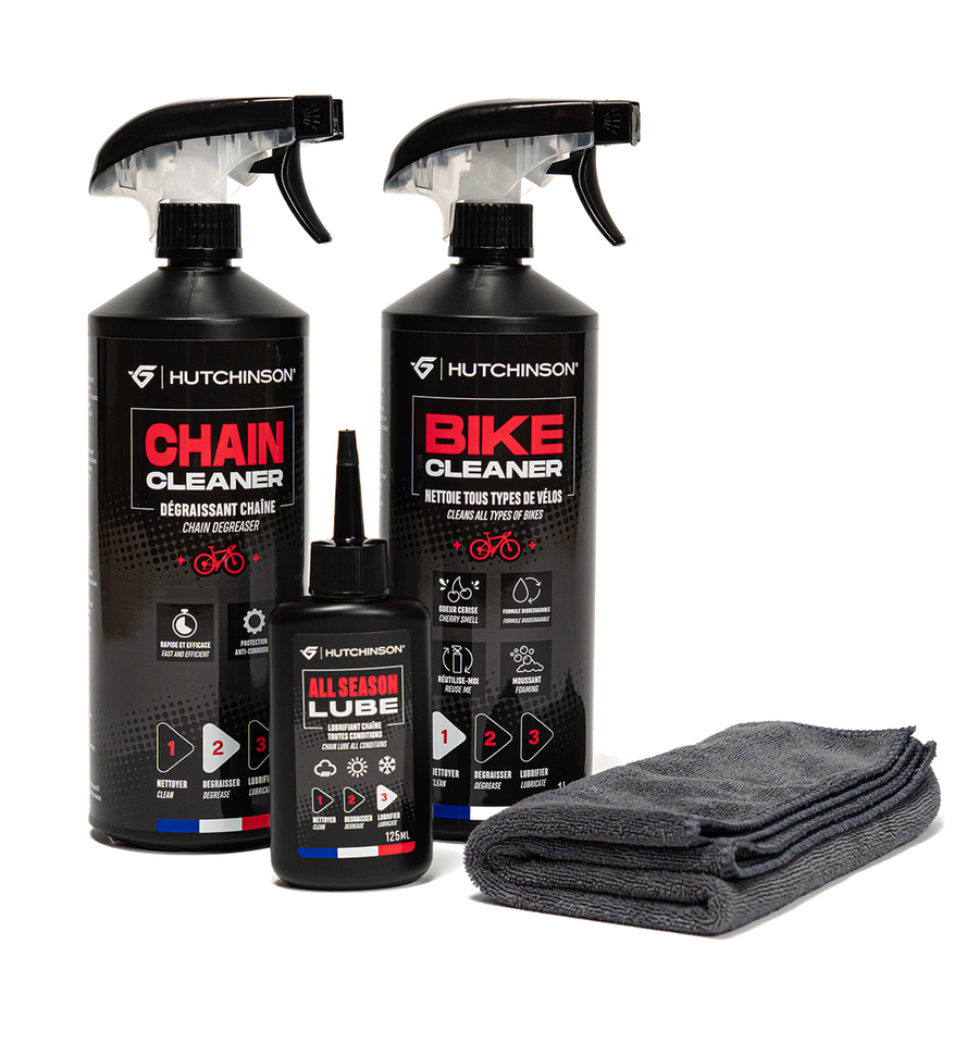 Pack completo para el mantenimiento de bicicletas Hutchinson