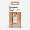 Lampe vélo LED Bookman Block blanc