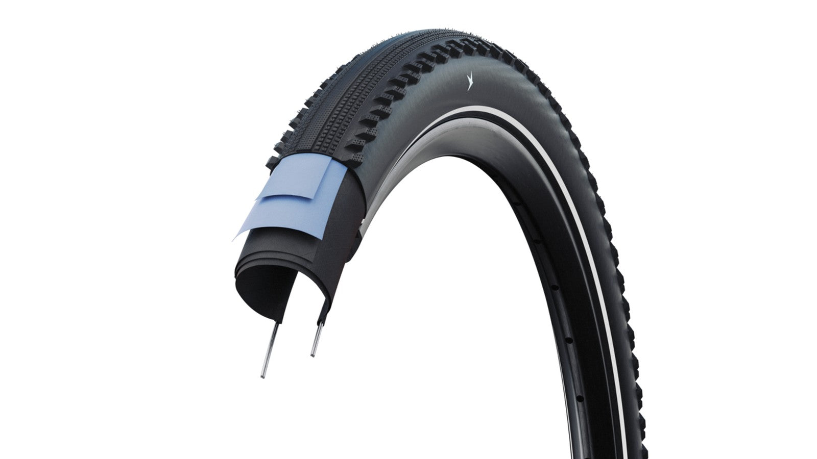 Pneu Schwalbe Hurricane 26 x 2.10 avec gomme Addix et protection RaceGuard pour un usage tout-terrain