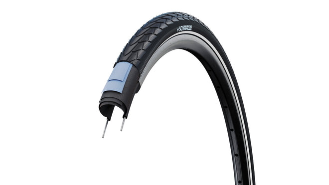 Pneu Schwalbe Marathon Racer 26 pouces avec gomme Addix et protection RaceGuard pour une performance optimale