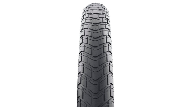 Pneu Schwalbe Motion Big Apple 20 pouces avec gomme Addix Green et protection RaceGuard pour vélo urbain