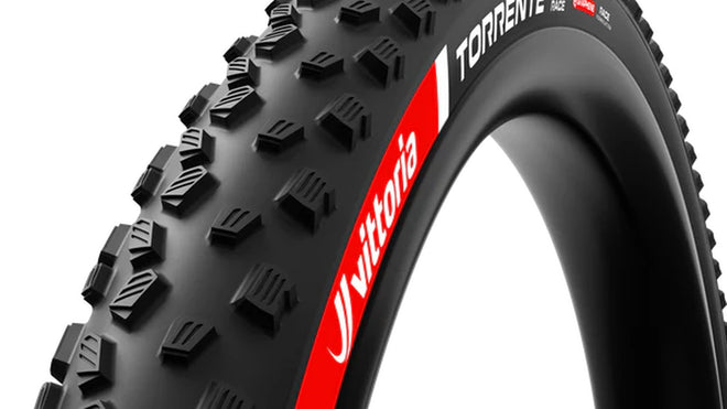 Pneu Vittoria Torrente XC Race avec technologie Graphene et carcasse Nylon, prêt tubeless pour VTT performant