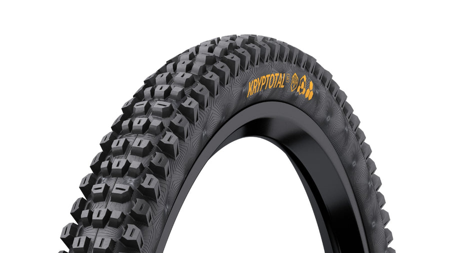 Pneu VTT downhill Continental Kryptotal Apex 2 nappes SuperSoft tubeless ready pour adhérence et robustesse en descente