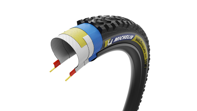 Pneu Michelin Wild Enduro Rear Racing Line Magi-X TLR coupage