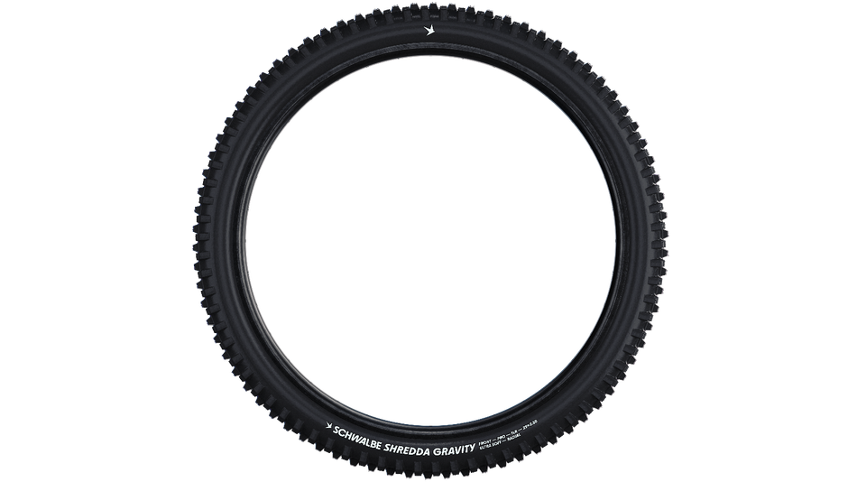 Pneu VTTAE Schwalbe Shredda Front Gravity Pro TLR profil