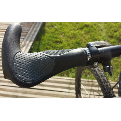 Poignées vélo ergonomiques avec cornes triple densité - la paire - #3