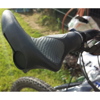 Poignées vélo ergonomiques avec cornes triple densité - la paire - #6