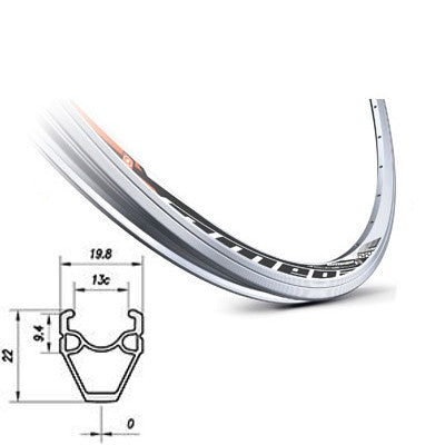 Roue vélo course 700 arrière alu cassette à blocage rapide  - #2