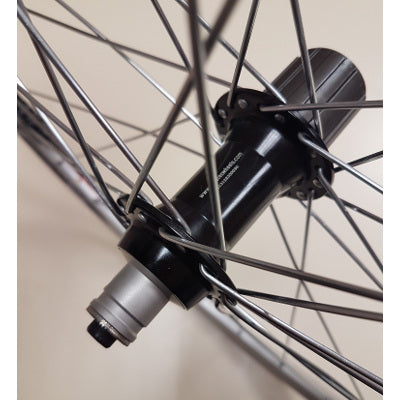 Roue vélo course 700 arrière alu cassette à blocage rapide  - #4