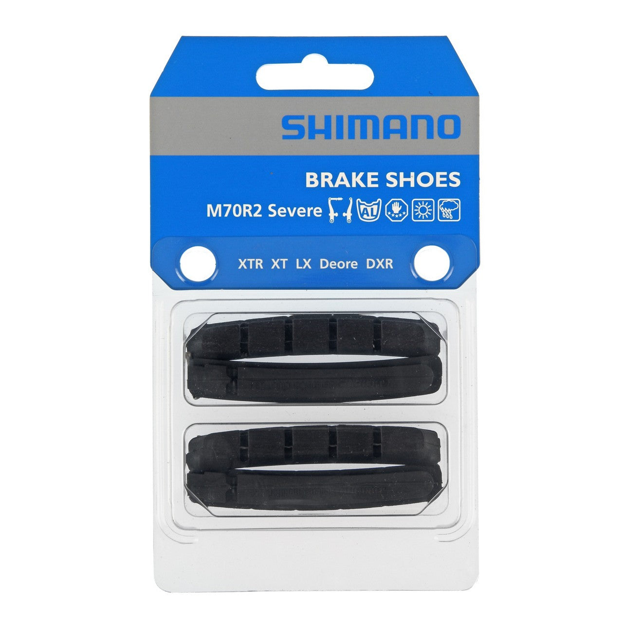Packaging cartouches patins frein v-brake Shimano M70R2