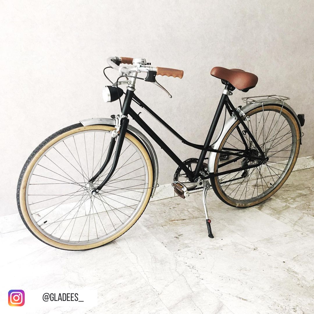 Poignées de vélo vintage caramel avec creux 110 mm #5
