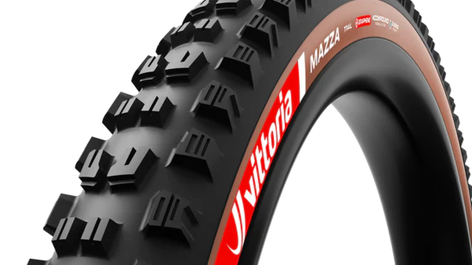 Pneu VTT Vittoria Mazza Trail tubeless ready avec gomme graphene et carcasse nylon pour grip et résistance accrues